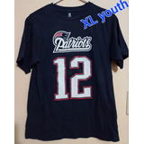 Playera Nfl New England Patriots Juvenil Youth Xl Y Peluche 