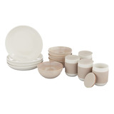 Juego De Vajilla Corelle Stoneware 16-pc, Platos Artesanales