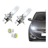 1 Par Lâmpada Led Automotiva Conector H4 Xenon 12000 Lumens