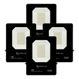 Paquete De 5 Reflectores Led 30w Exteriores Ip 66 127v