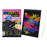 Libreta Paper Note Scratch 14x10cm Dibujo Escolar Para Niños