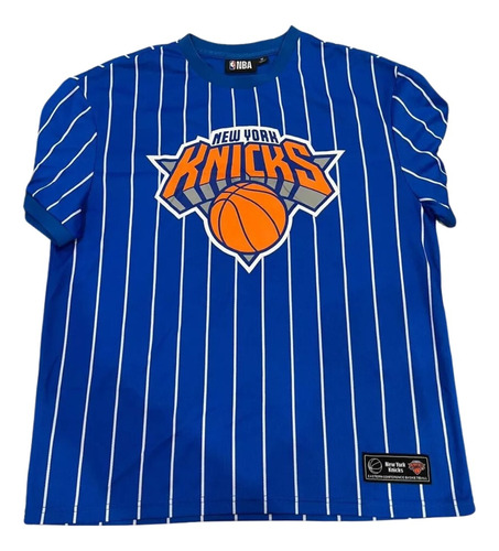 Remera Liciencia Nba Knicks Talle M Hombre Entrenamiento