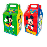 Cajita Feliz Para Cumpleaños X 6u - Mickey Mouse