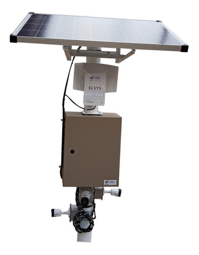 Kit Câmera De Segurança Rural Solar Dvr Intelbras 4cam Hd