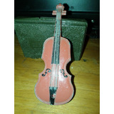 Antiguo Violin Miniatura, Metálico