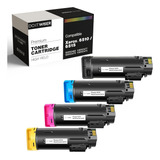 Pack X4 Toner De Repuesto Para Impresoras Xerox Phaser 6510 