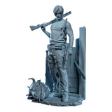 Estátua Leon - Resident Evil - 30cm - Impressão3d - P/pintar