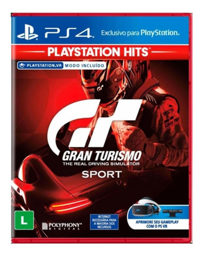 Gran Turismo Sport Standard Edition Sony Ps4 Mídia Física