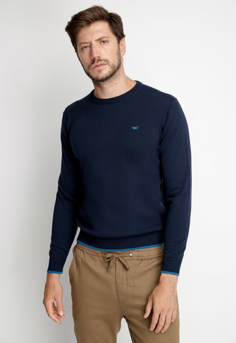 Sweater Hombre Paris Azul Marino Fw 2023 Ferouch