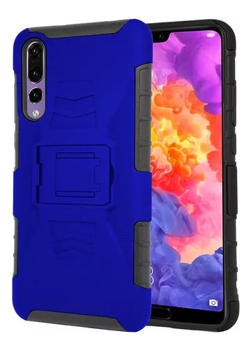 Funda Para Huawei P20 Lite Clip Host 3 En 1 Con Cristal 9h