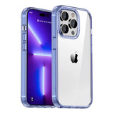 Funda Para iPhone 11 Acrilico Soft Traslucida Color Azul Cla