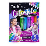 3 Pack Indra Colorstyle Pintura Temporal Para Cabello 5 Pzas