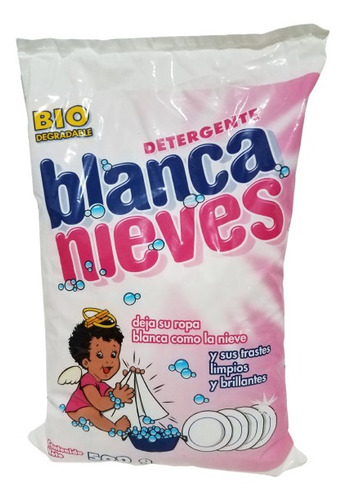 Detergente En Polvo Blanca Nieves Caja C 20 Pz D 500 Gr C/u