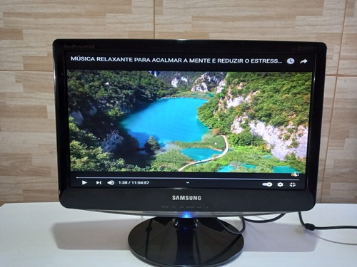 Monitor Samsung 19 Polegadas Entrada Vga Usado!!!