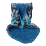 Chamarra Afelpada Para Perro Camuflaje Color Azul Talla 3