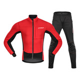 Chaqueta De Ciclismo Chaqueta Larga Jersey Con Mangas Y Pant