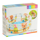 Alberca Infantil Intex Colores Ositos Dinosaurios, Para Bebe