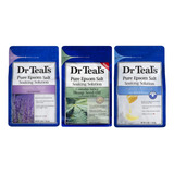 Dr. Teal's Pure Epsom Salt - Juego De   De Solución De  Drtl