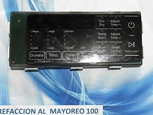 Tarjeta Panel De Control Para Secadora Samsung Dc97-23123c