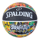 Pelota De Basquet N 7 Spalding Nba Graffiti Marble Blue Basket