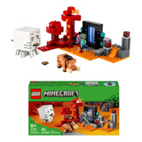 Lego 21255 Minecraft - Emboscada Do Portal Do Nether 352 Pçs