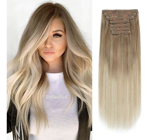 Extensiones De Cabello Natural Suave Balayage Cas 20in 120gr