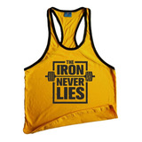 Musculosa Olimpica Iron Never Lies Gym Gimnasio Crossfit