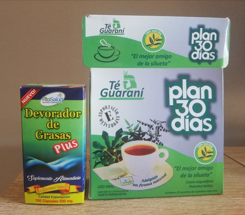 Devorador De Grasas Plus + Té Guaraní Bolsitas 