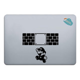 Calcomanía Sticker Vinil  Laptop Mario Bros Ladrillo Mod2