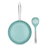 Sartén Antiadherente Jade Cook 24 Cm + Utensilio De Cocina