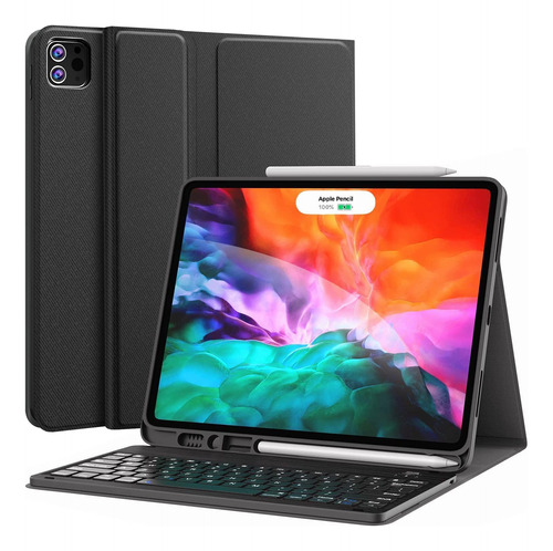 Funda Con Teclado Para iPad Pro 12.9 4ta Generacion