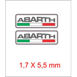 Par Adesivo Coluna Compatível Fiat Abarth Italia B/c Ref.02