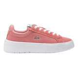 Tenis Lacoste Carnaby Platform Lite Rosa Mujer B