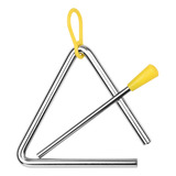 Instrumento Musical Triangle Bell Steel, Idiófono De Mano Co