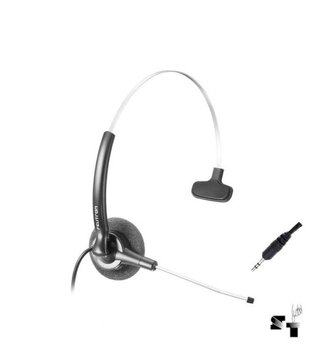 Auricular Headset  Felitron P1 P/ Teléfonos Conector 2.5 Mm