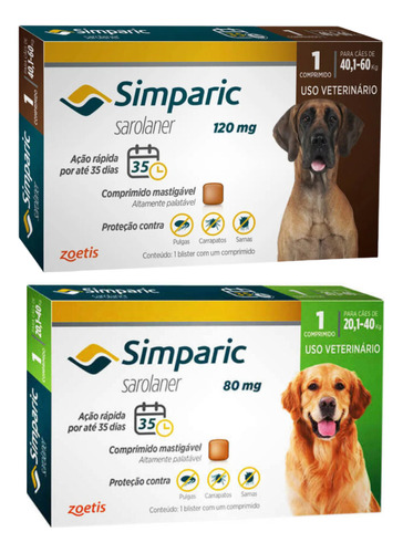 01 Simparic 40 A 60kg E 01 Simparic 20 A 40kg 1 Comprimido