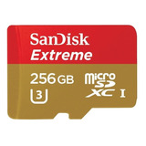 Sandisk Extreme Memoria Micro Sd 256 Gb Clase 10 U3 A2