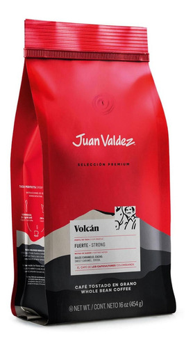 Café En Granos Juan Valdez Volcán 454g Origen Colombia