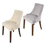 Fundas Para Sillones Gamchiano, 2 Unidades, Diseño Wingback