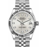 Reloj Rolx Datejust Plateado - Stock - Envío Gratis