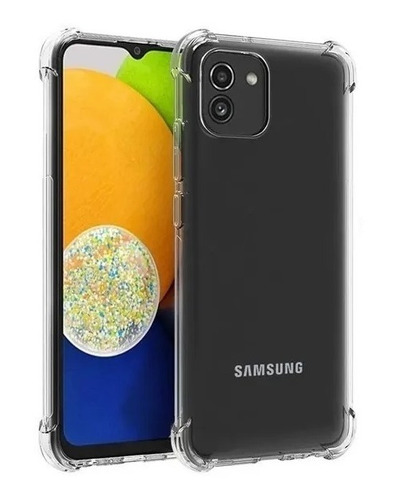 Funda Antigolpes Transparente Para Samsung + Vidrio Full 9d