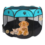 Corral Tienda Mascotas Portátil Plegable Caniche Gato Huron 