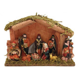 Pesebre Madera Arbol Navidad Decoracion S - Sheshu Navidad