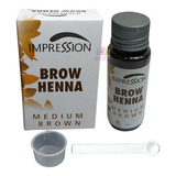 Henna Para Cejas, Marca Impression, 10g