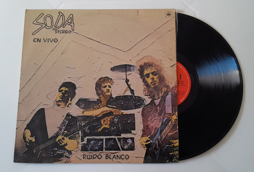 Soda Stereo En Vivo Ruido Blanco Lp Cbs 1987 Excelente Estad