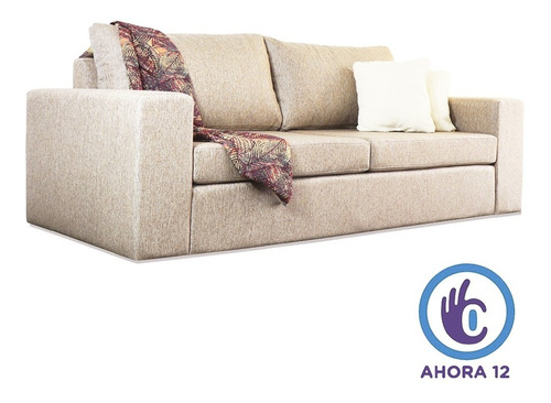 Sofa Sillon 3 Cuerpos Chenille Fullconfort Premium 