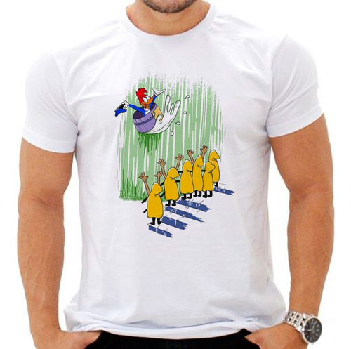 Camiseta Pica Pau Cataratas Niagara Camisa Retro Picapau O36