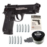 Pistola Beretta 92a1 Co2 Blowback-auto/semi+500 Postas+10 Ga