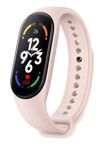 Smart Watch M7 Inteligente Bluetooth Touch Malla Rosa