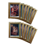 14 Retablos Viacrucis Madera Y Vidrio Antirreflejo 25cm